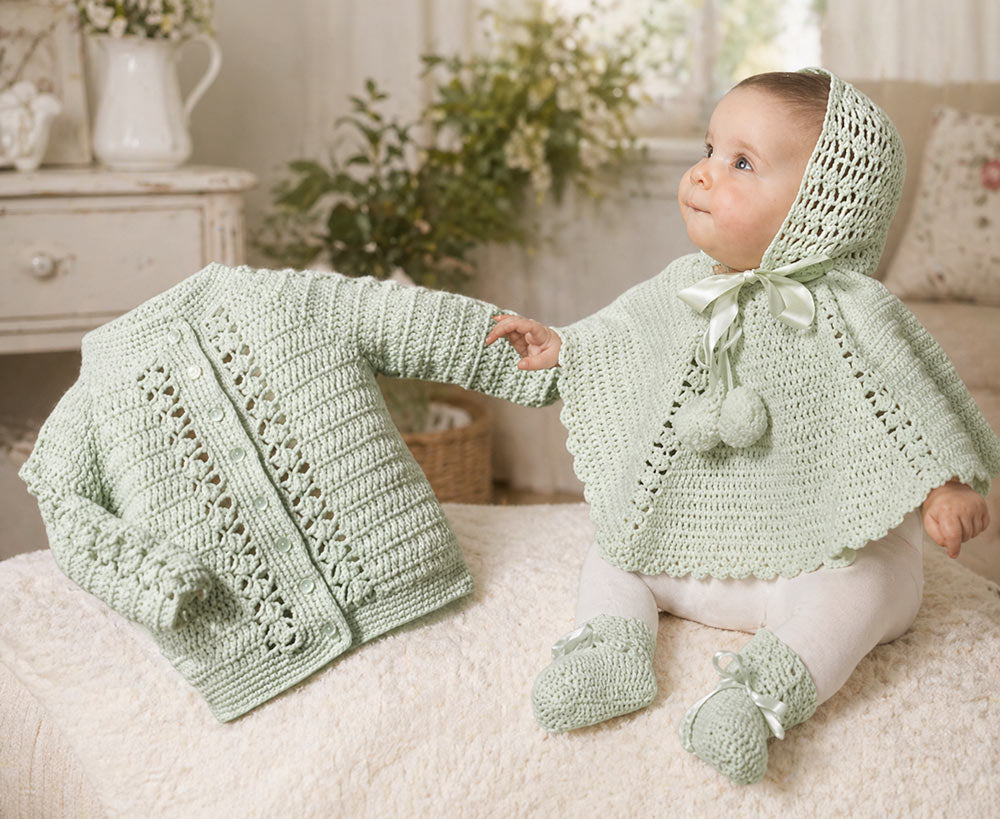 Pram Set and Poncho Pattern