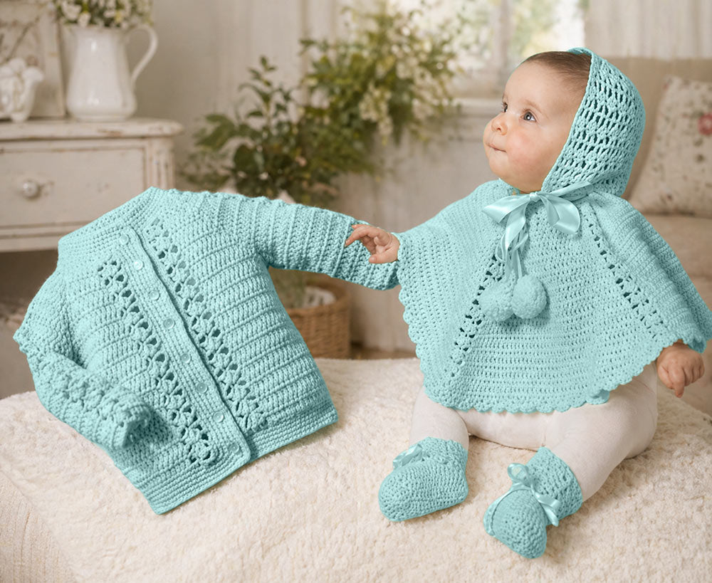 Pram Set and Poncho Pattern