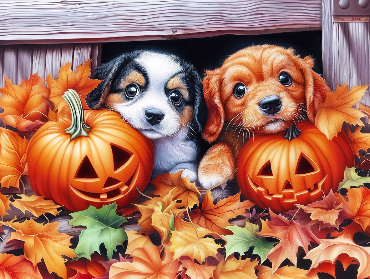 Pups and Jacks Jigsaw Puzzle