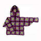 Free Red Heart Granny Crochet Hoodie Pattern Version 2