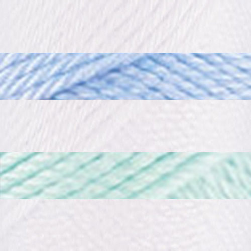 Pastel Peaks Crochet Baby Blanket