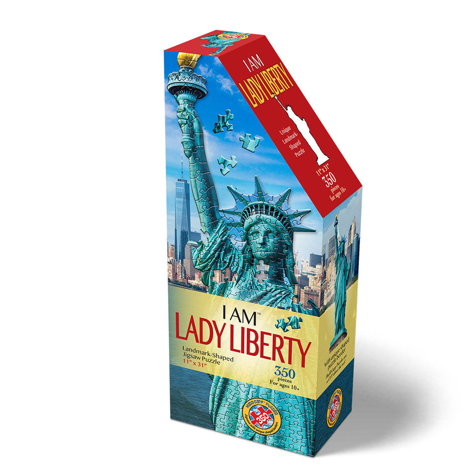 I Am Lady Liberty Shaped Jigsaw Puzzle