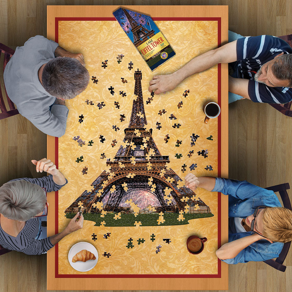 I Am Eiffel Tower Shaped Jigsaw Puzzle