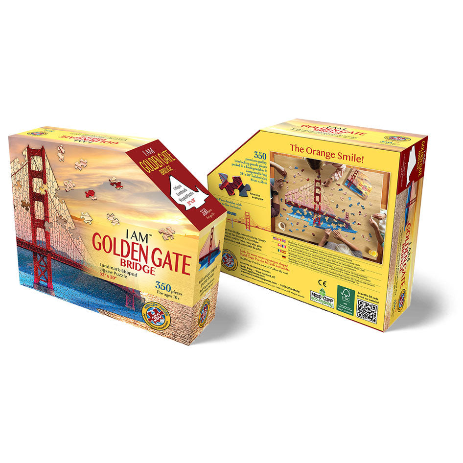 I Am Golden Gate Bridge Shaped Jigsaw Puzzle