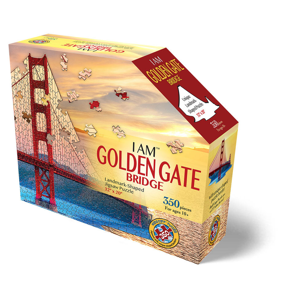 I Am Golden Gate Bridge Shaped Jigsaw Puzzle