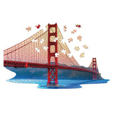 I Am Golden Gate Bridge Shaped Jigsaw Puzzle