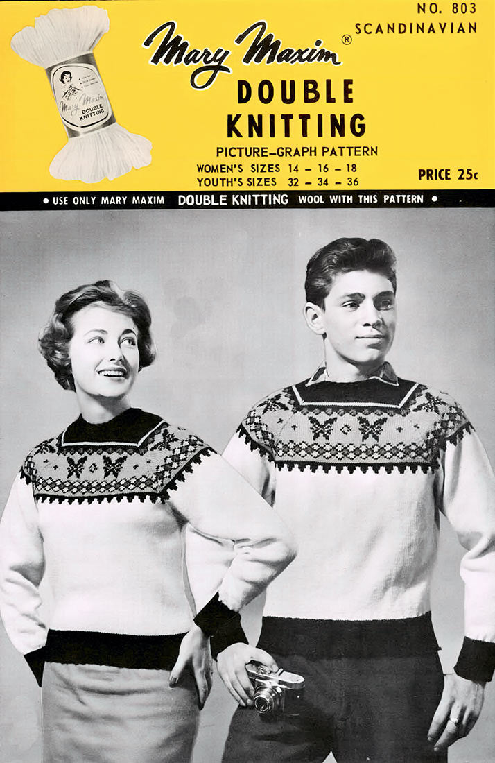 Scandinavian Pullover Pattern – Mary Maxim