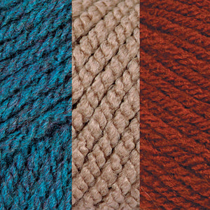Teal Heather/Taupe/Russet