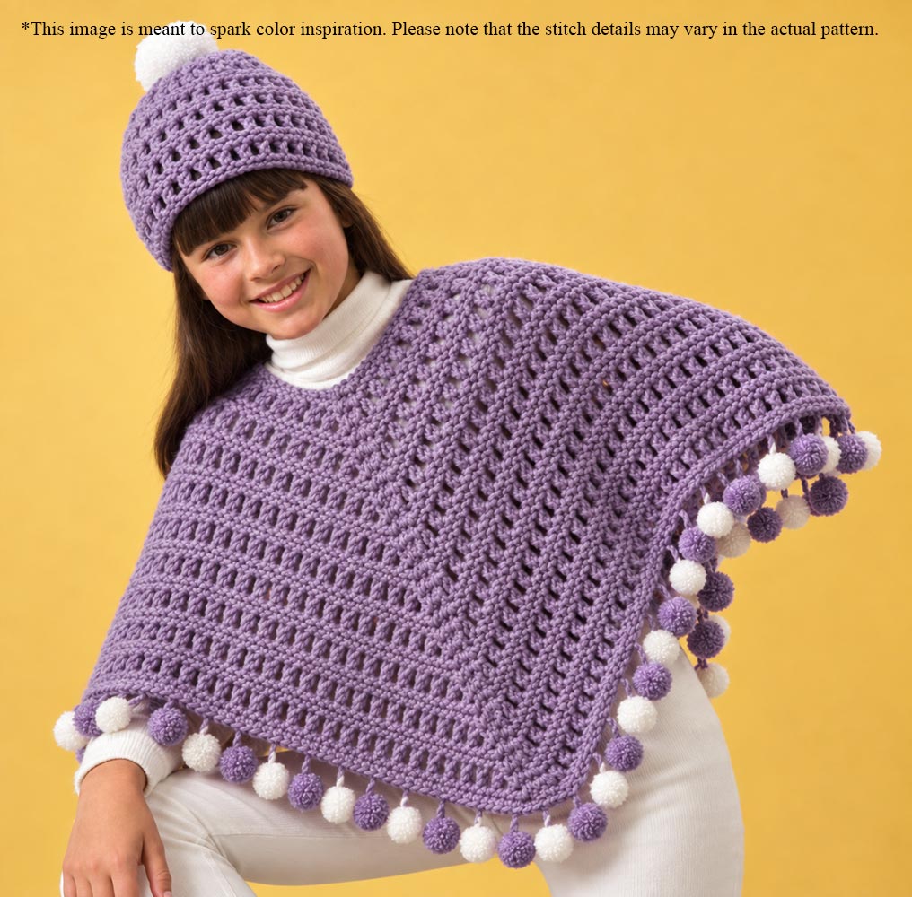 Child's Poncho & Tam Pattern