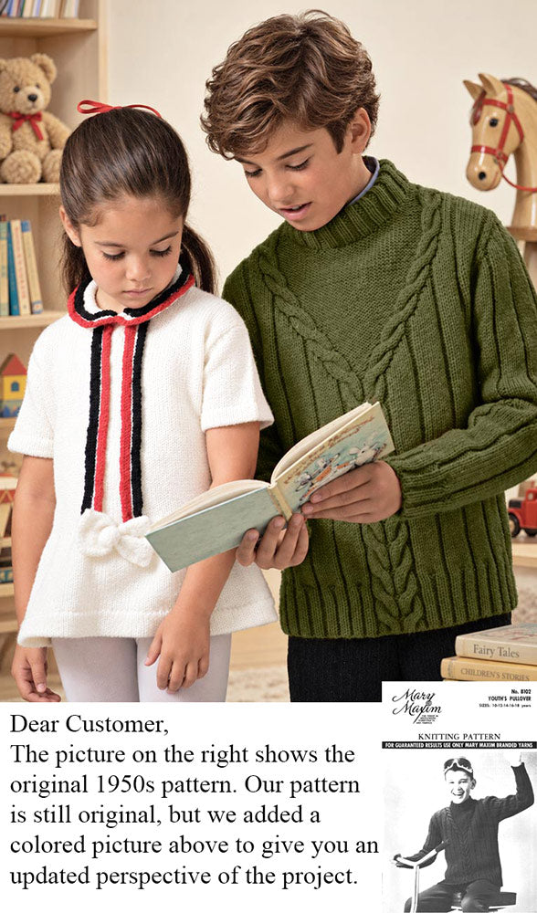 Youth's Pullover Pattern