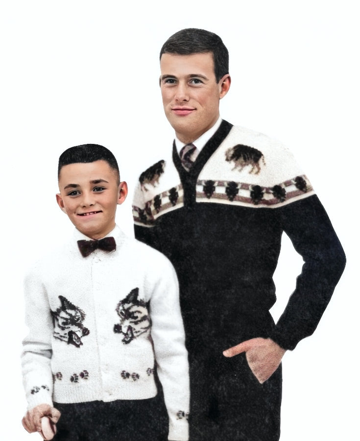 Timber Wolf Cardigan Pattern – Mary Maxim