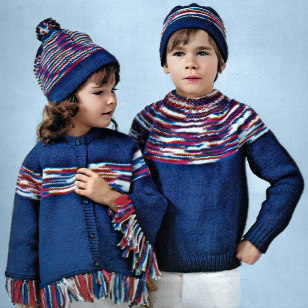 Modèle de tuque de pull pour enfants