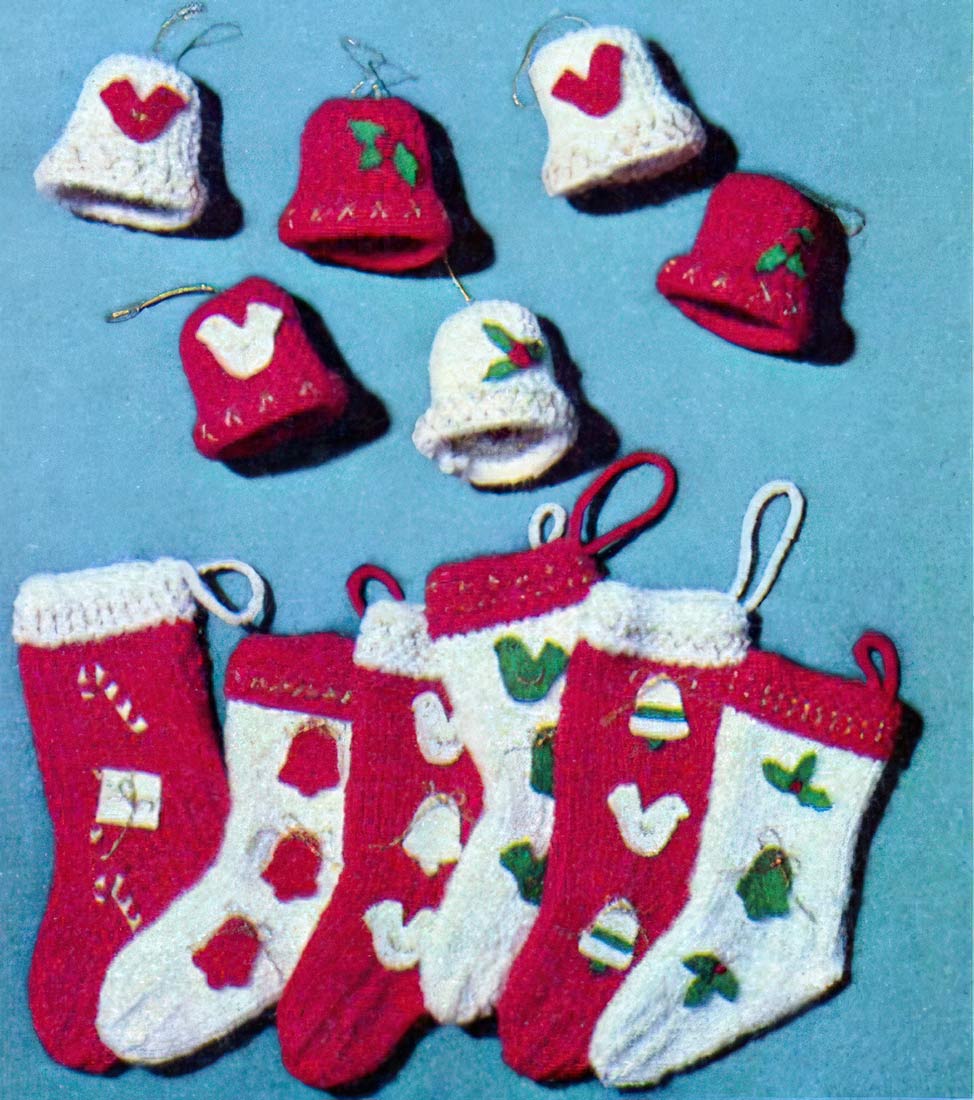 Christmas Bell's & Stockings Pattern