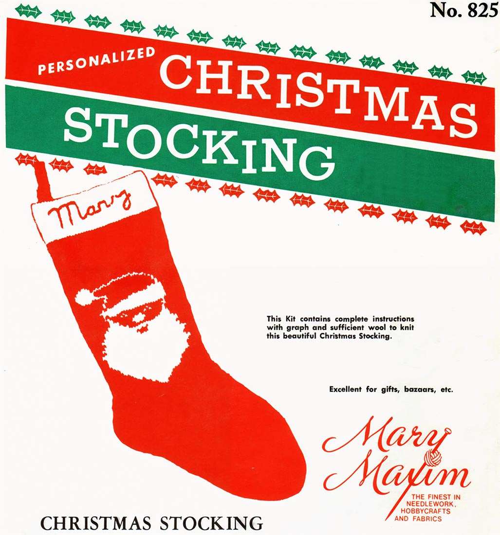 Santa Christmas Stocking Pattern