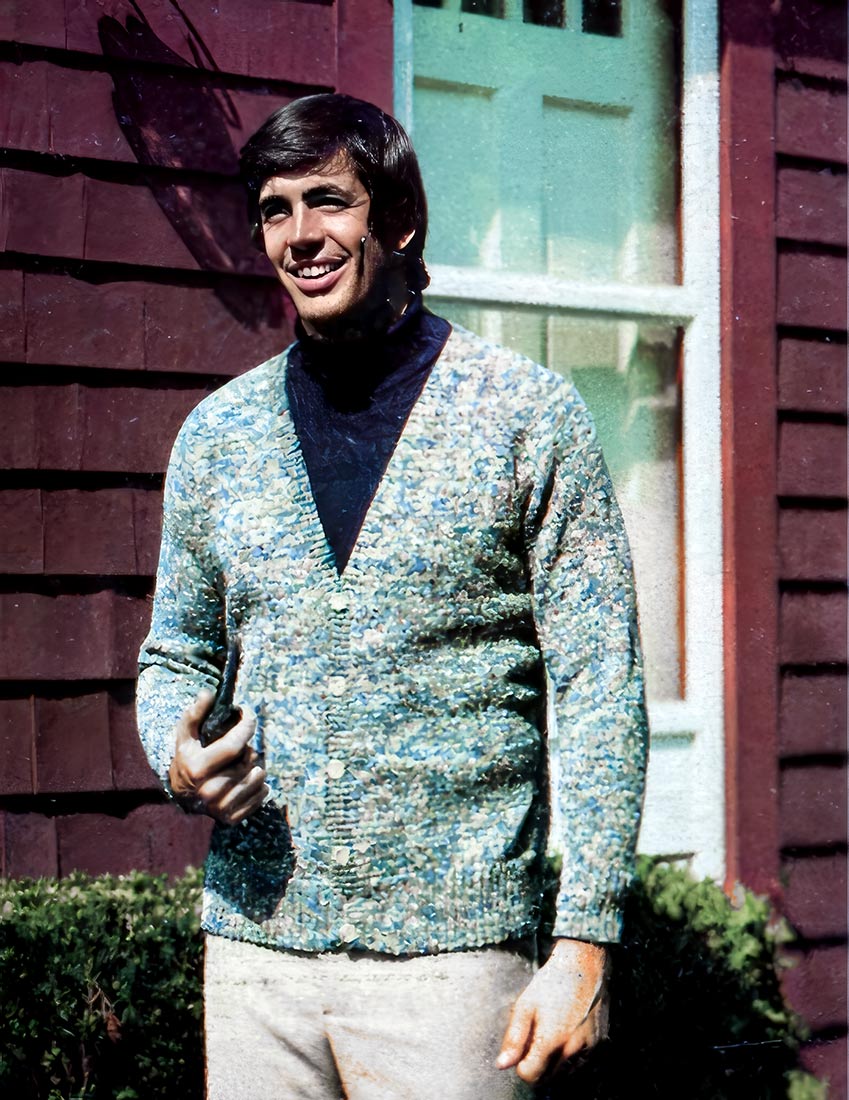 Ladies' Or Men's V-Neck Cardigan Pattern
