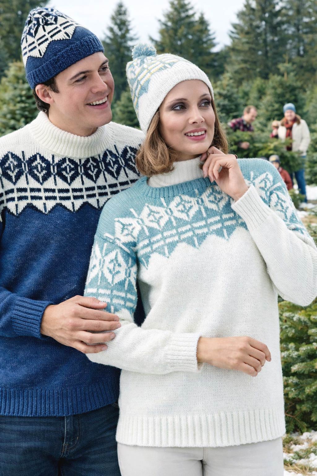 Modèle de pull et de tuque pour femmes et hommes