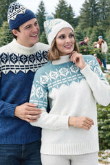 Modèle de pull et de tuque pour femmes et hommes