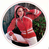 Hooded Jacket With Stripes Pattern