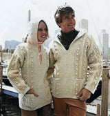 Hooded Aran Pullover Pattern