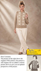 Patrón de cárdigan Helga