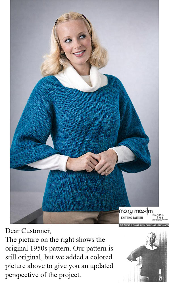 Garter Stitch Pullover Pattern