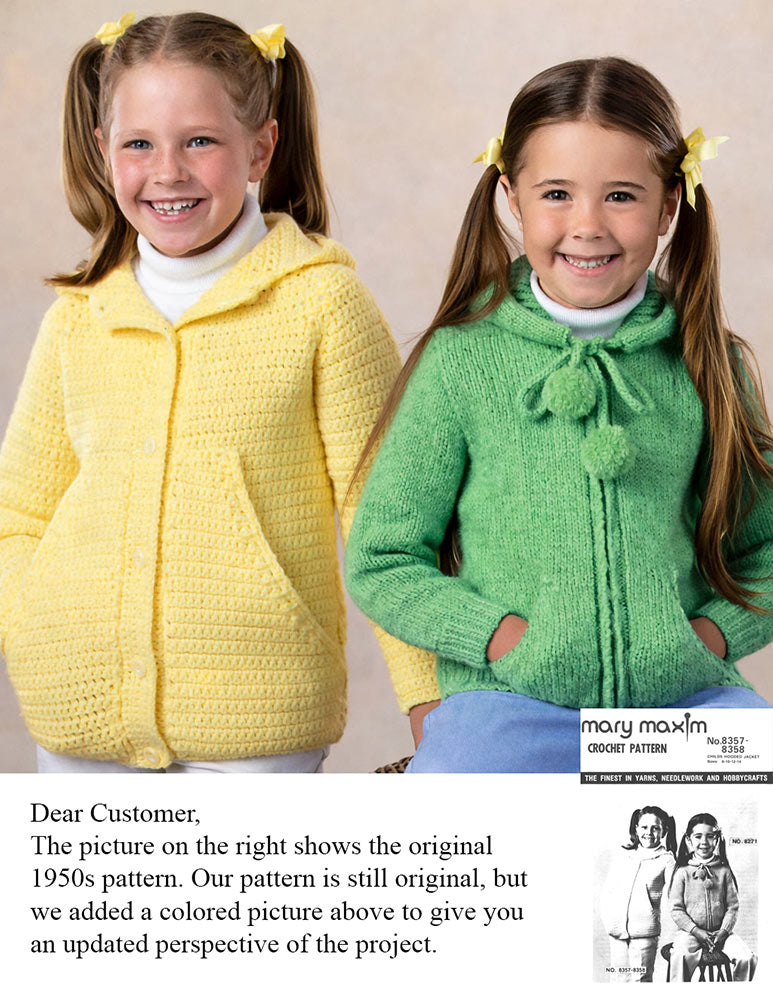 Patron de veste à capuche enfant