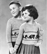 Elephants Pullover Pattern