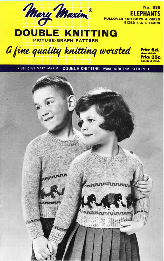 Elephants Pullover Pattern