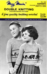 Elephants Pullover Pattern