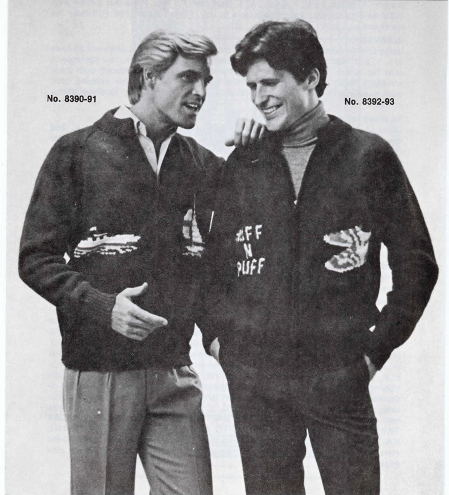 Men's Zippered Jacket Patternn – Mary Maxim