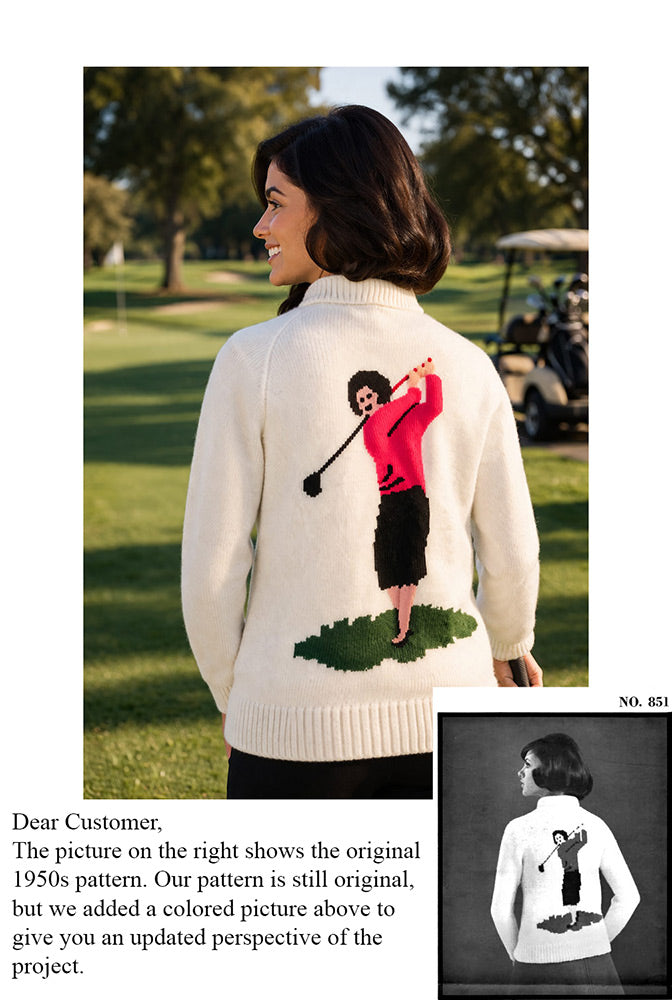 Modèle de cardigan de golf
