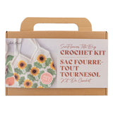 Sunflower Crochet Tote Bag