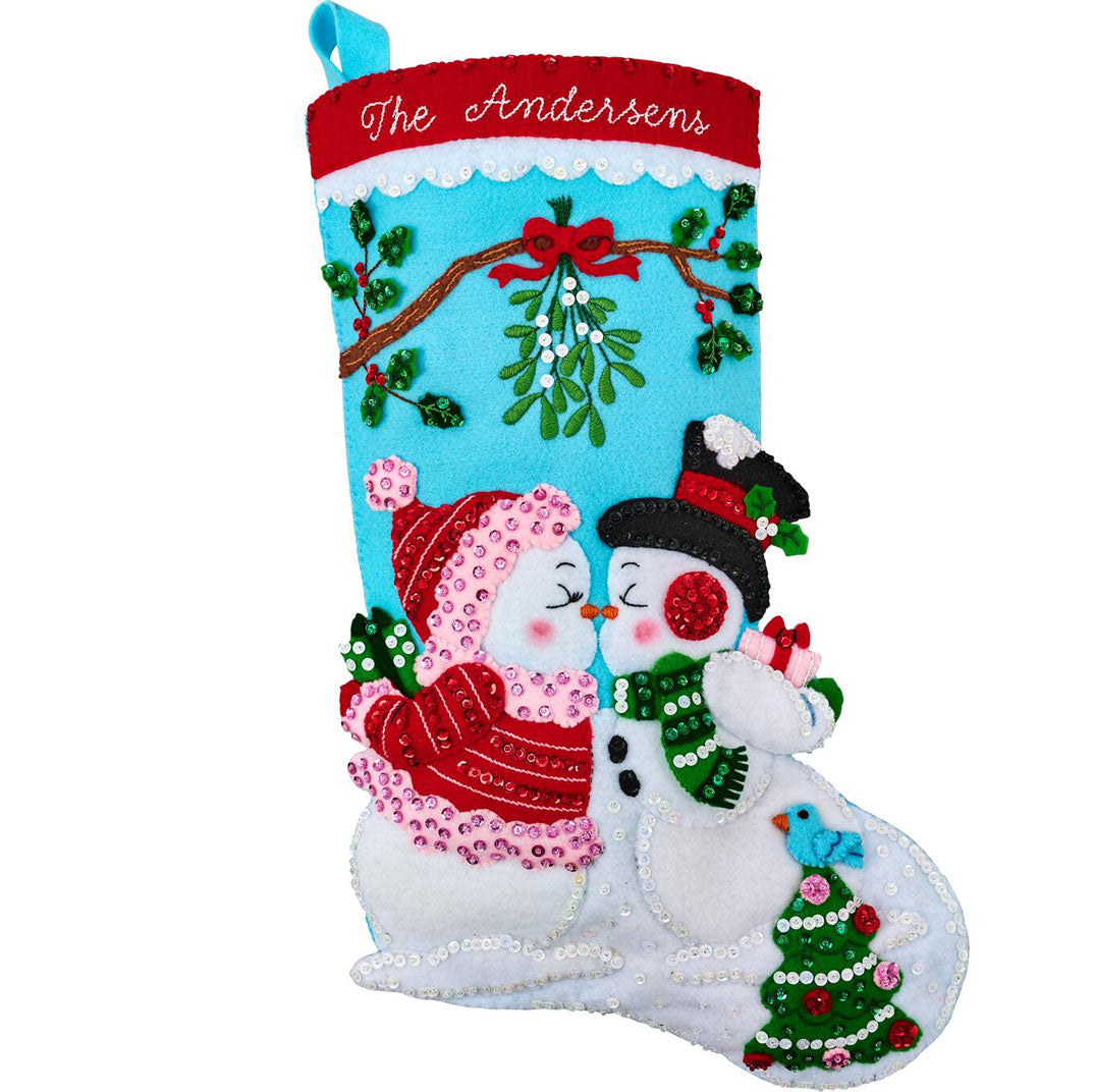 Mistletoe Moments Felt Stocking Kit