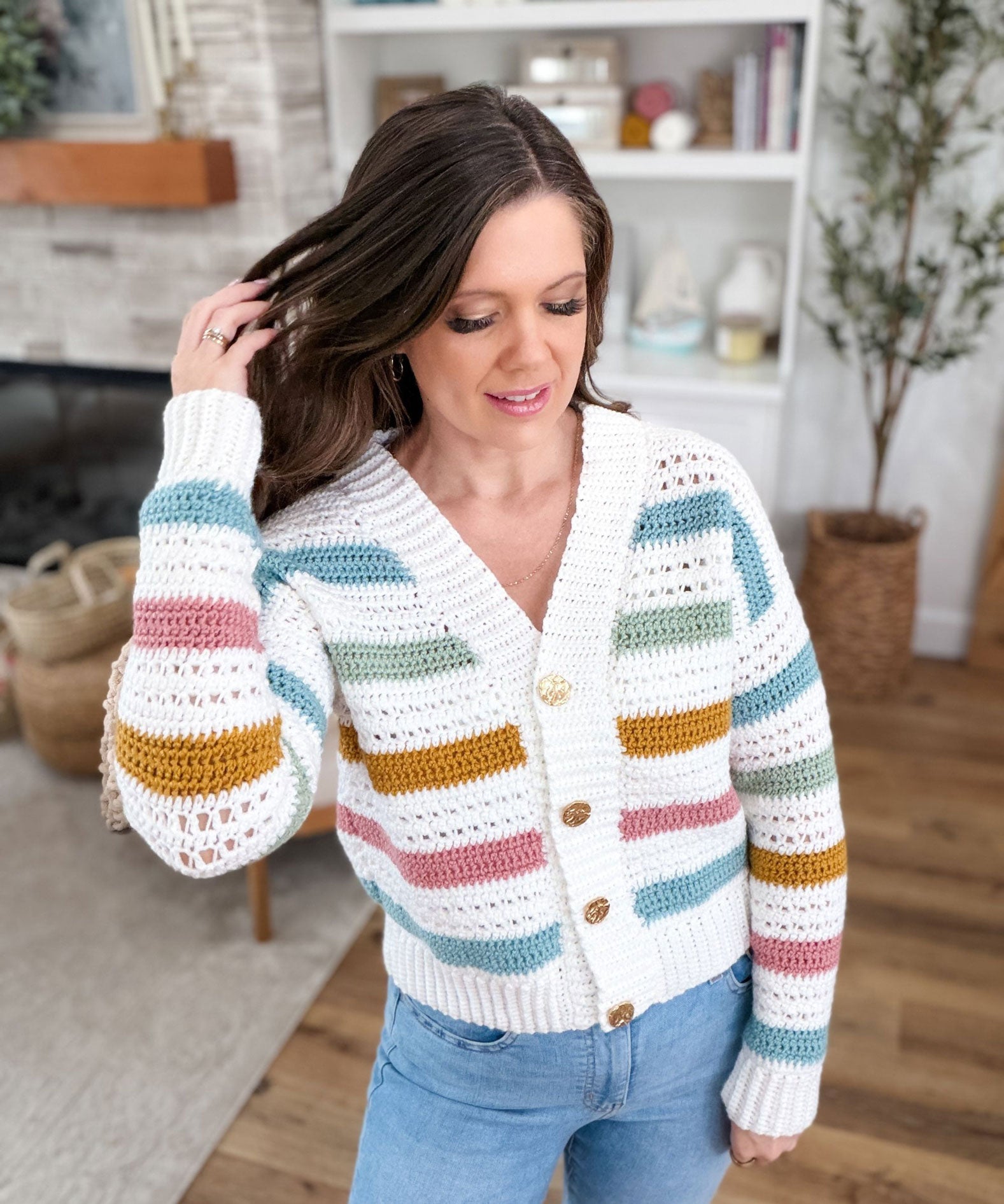MJ's Signature Cardigan – Mary Maxim