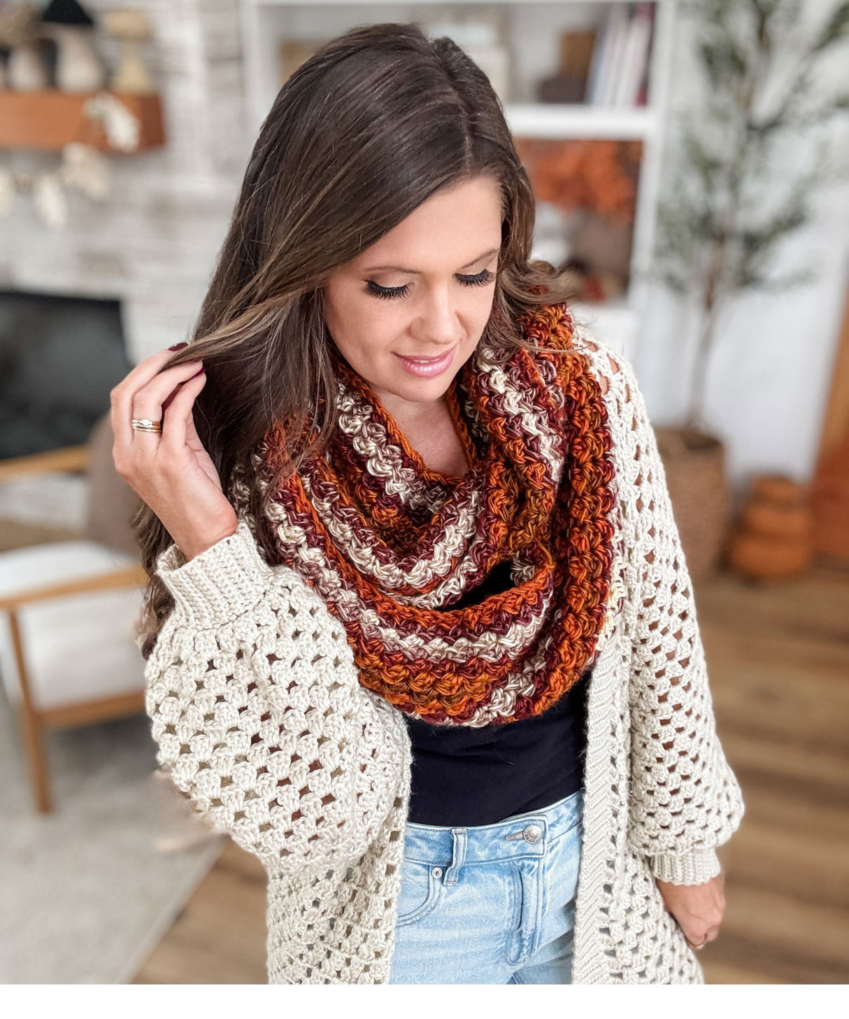 Chunky Suzette Infinity Scarf
