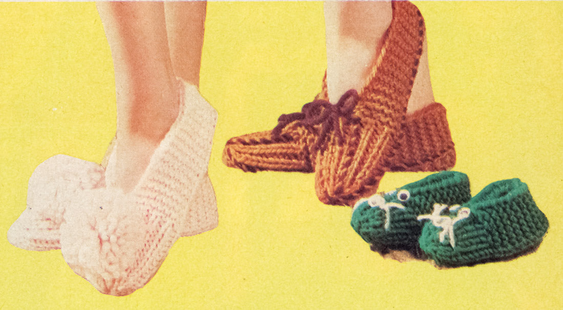 Pixie Slipper Sox Pattern – Mary Maxim