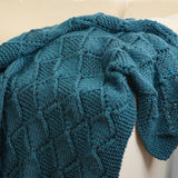 Argyle Knit Throw