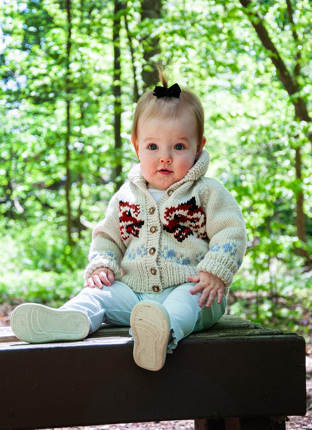 Child's Wolf Cardigan