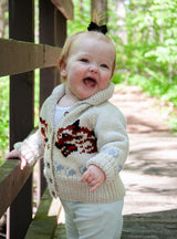 Child's Wolf Cardigan