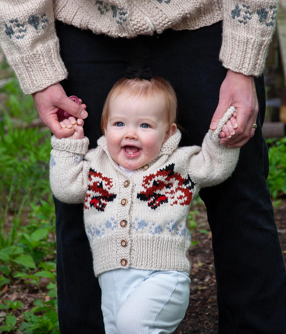 Child's Wolf Cardigan Knit Kit (Project Hail Mary Version) – Mary