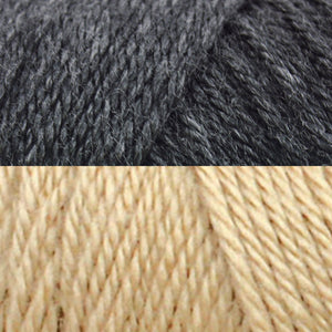 Charcoal Heather/Bone