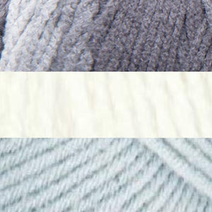 Anthracite/Blanc doux/Gris clair