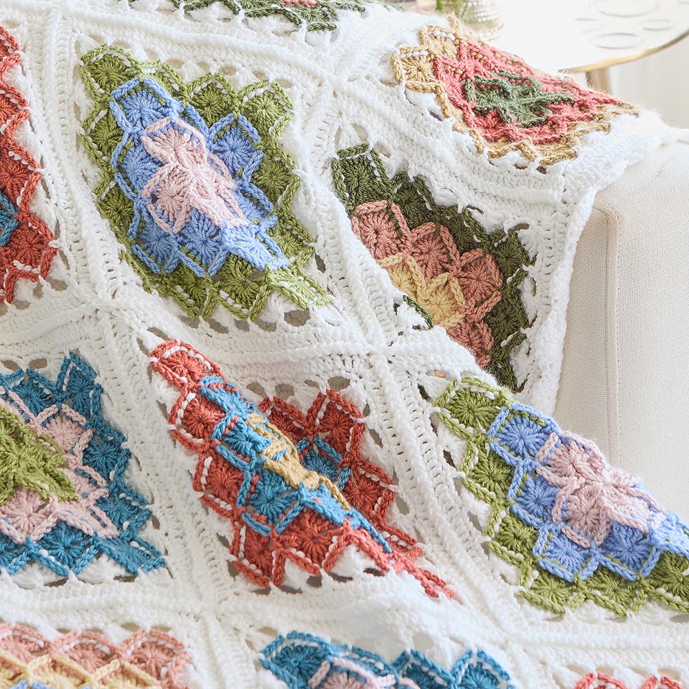 Bavarian Bliss Blanket – Mary Maxim