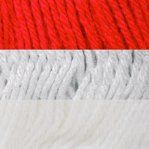 Cardenal/Gris claro/Blanco