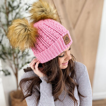 Wildfox Couture BUNNY JUMP CABLE KNIT BEANIE Wildfox Hats for Women on Sale up to 90% Off: Poshmark main image 3