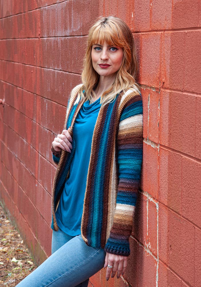 Crocheted Prism Cardigan Pattern – Mary Maxim