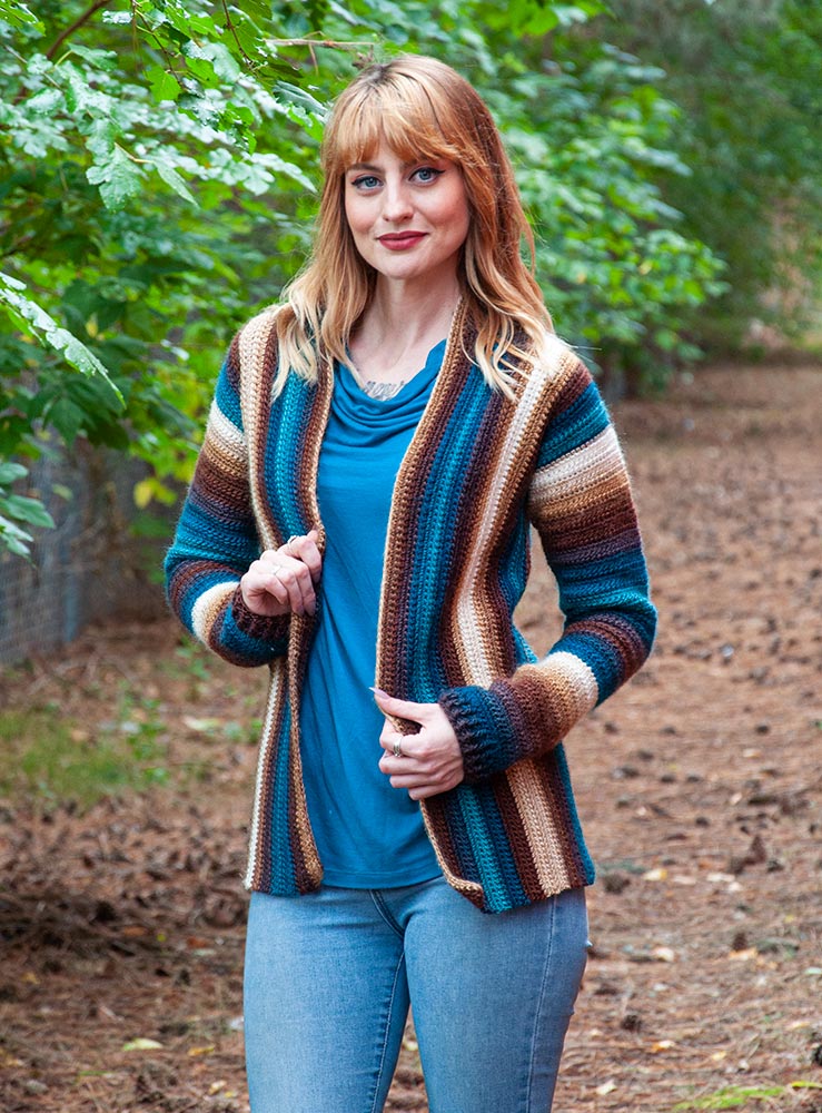 Crocheted Prism Cardigan Pattern – Mary Maxim