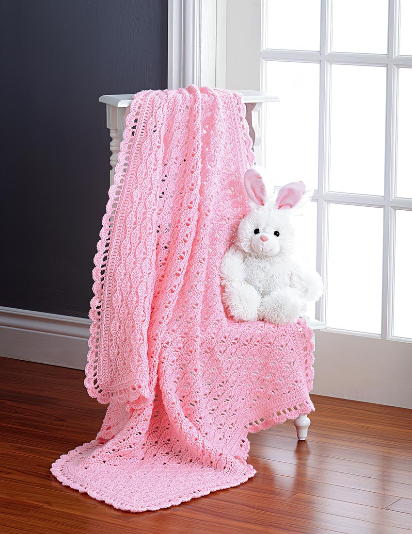 Softly Shelled Baby Blanket Pattern