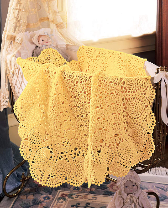 Exquisite Baby Blanket Pattern – Mary Maxim - Main Image