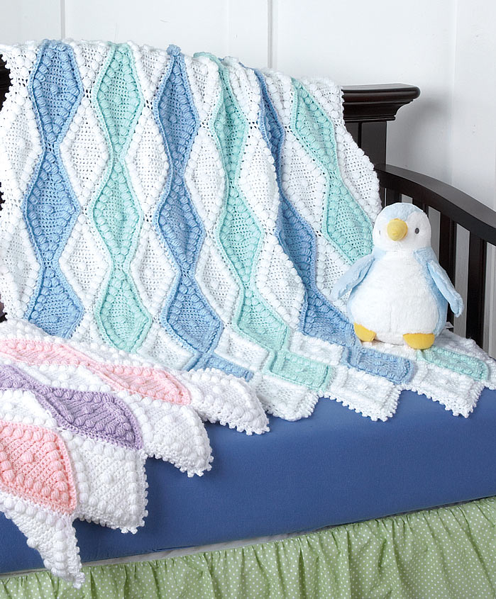 Baby Diamonds Blanket Pattern – Mary Maxim